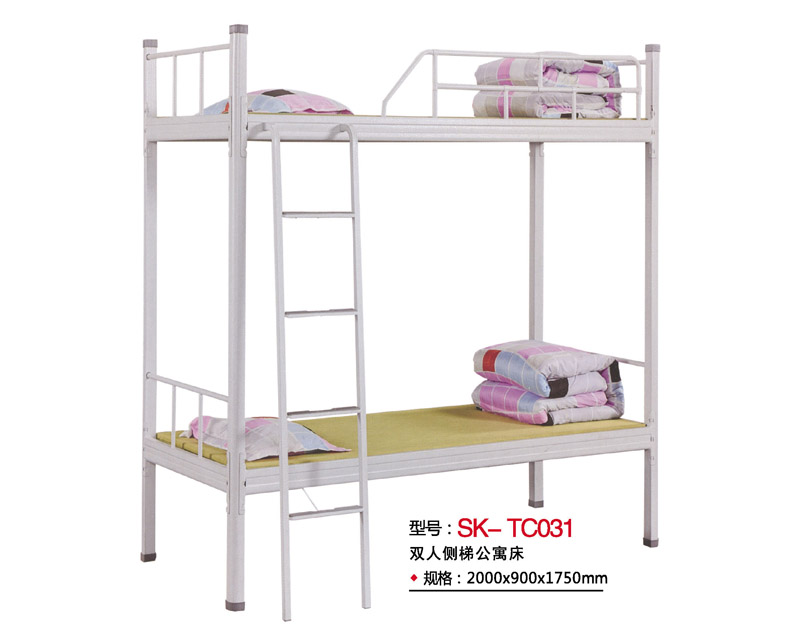 型号：SK-TC031 双人侧梯公寓床